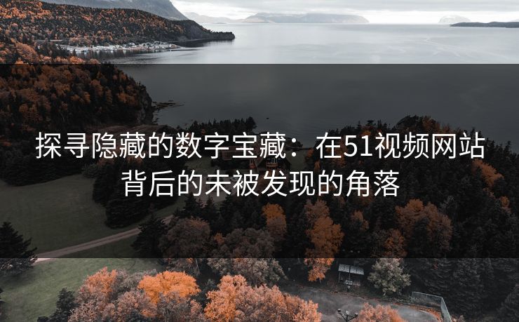 探寻隐藏的数字宝藏:在51视频网站背后的未被发现的角落 探寻隐藏的数字宝藏:在51视频网站背后的未被发现的角落